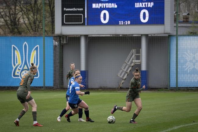 Women's soccer team plays to keep Mariupol in spotlight | iNFOnews.ca Women's soccer team plays to keep Mariupol in spotlight | iNFOnews.ca