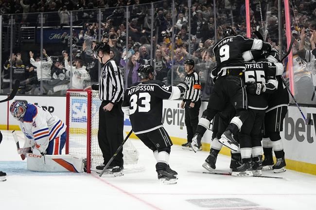 Oilers bitten by another overtime penalty as Kings lead playoff series 2-1 | iNFOnews.ca