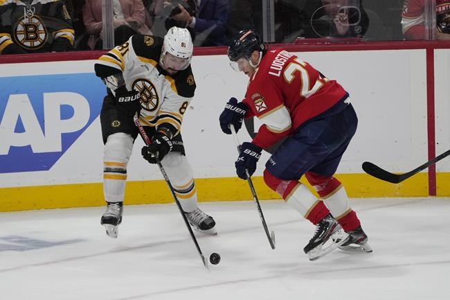 Bruins top Panthers 6-2, take 3-1 lead in series | iNFOnews.ca