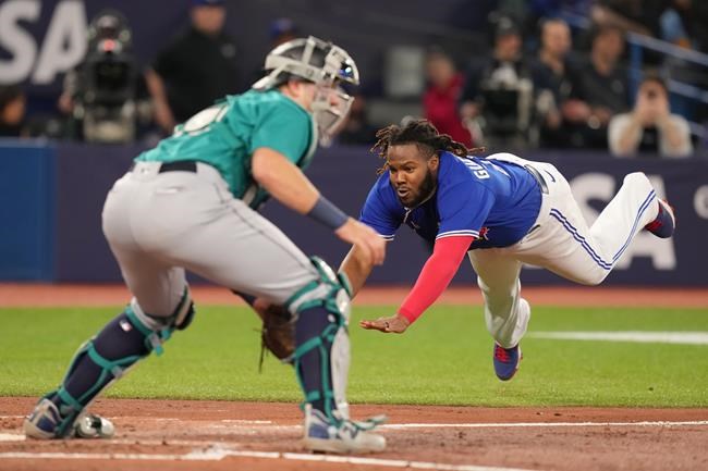 Springer's RBI single lifts Blue Jays over Mariners 3-2 in rematch of AL wild card | iNFOnews.ca Springer's RBI single lifts Blue Jays over Mariners 3-2 in rematch of AL wild card | iNFOnews.ca