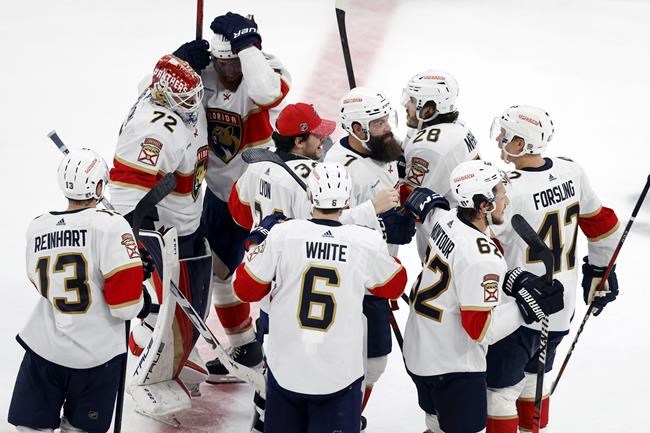 Panthers oust record-setting Bruins 4-3 in OT in Game 7 | iNFOnews.ca