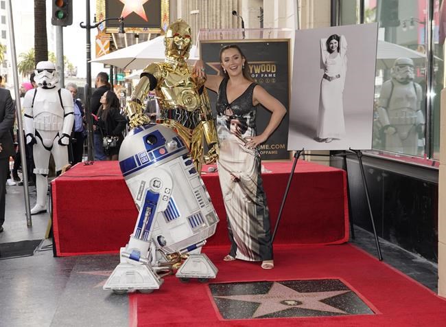 Carrie Fisher gets her Walk of Fame star, on May the Fourth | iNFOnews.ca
