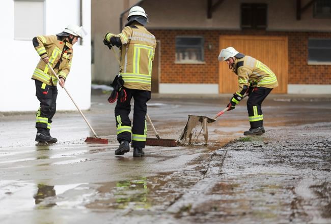 Heavy rains lead to flooded roads, basements in Germany | iNFOnews.ca Heavy rains lead to flooded roads, basements in Germany | iNFOnews.ca