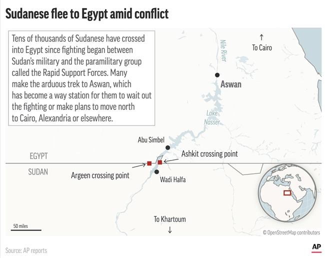 Sudanese fleeing fighting in their homeland face uncertain future, unsure of return | iNFOnews.ca Sudanese fleeing fighting in their homeland face uncertain future, unsure of return | iNFOnews.ca