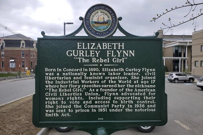 Historical marker dedicated to feminist, Communist Party leader removed in New Hampshire | iNFOnews.ca Historical marker dedicated to feminist, Communist Party leader removed in New Hampshire | iNFOnews.ca