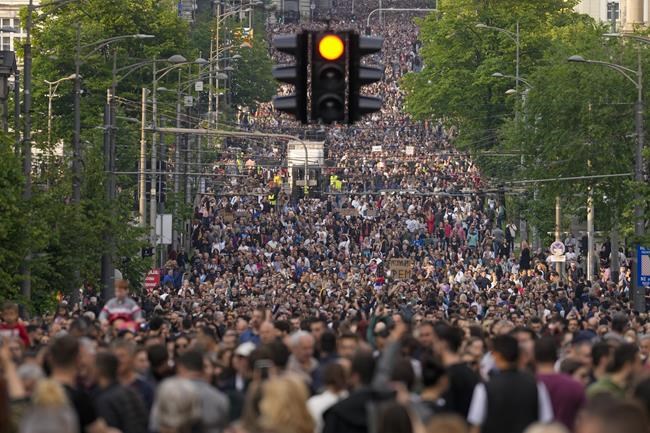 More protests against violence in Serbia as authorities reject opposition criticism and demands | iNFOnews.ca