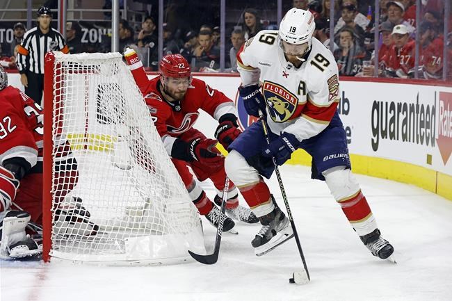 Tkachuk scores another OT winner, lifts Panthers to 2-0 series lead over Hurricanes | iNFOnews.ca Tkachuk scores another OT winner, lifts Panthers to 2-0 series lead over Hurricanes | iNFOnews.ca