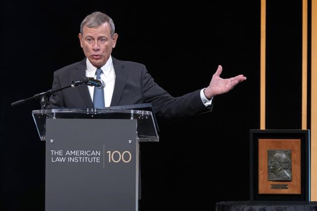 Chief Justice Roberts says Supreme Court can do more on ethics, but offers no specifics | iNFOnews.ca