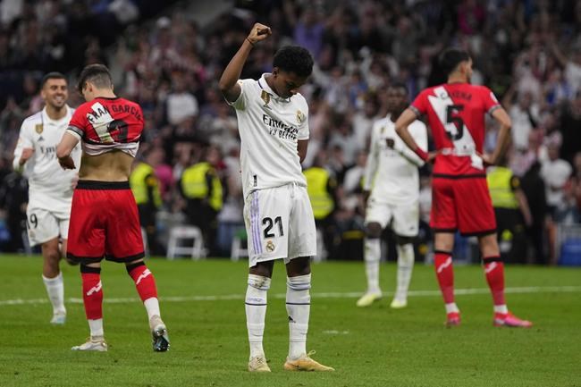 Real Madrid players and fans honor Vinícius Júnior after Brazilian was racially abused | iNFOnews.ca CP2016927163