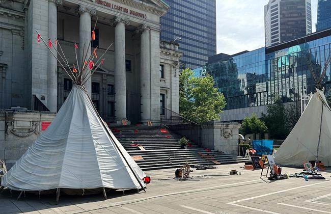 Residential school memorial in downtown Vancouver closed after Indigenous ceremony | iNFOnews.ca Residential school memorial in downtown Vancouver closed after Indigenous ceremony | iNFOnews.ca