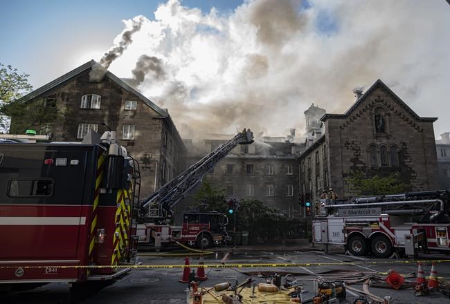 Firefighters stamp out Montreal heritage building blaze 42 hours after it ignited | iNFOnews.ca
