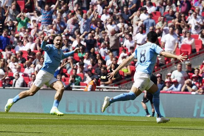 Man City beats Man United 2-1 in FA Cup final to complete second leg of treble bid | iNFOnews.ca