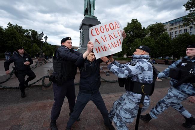 Navalny supporters hold demonstrations to mark Russian opposition leader's 47th birthday | iNFOnews.ca