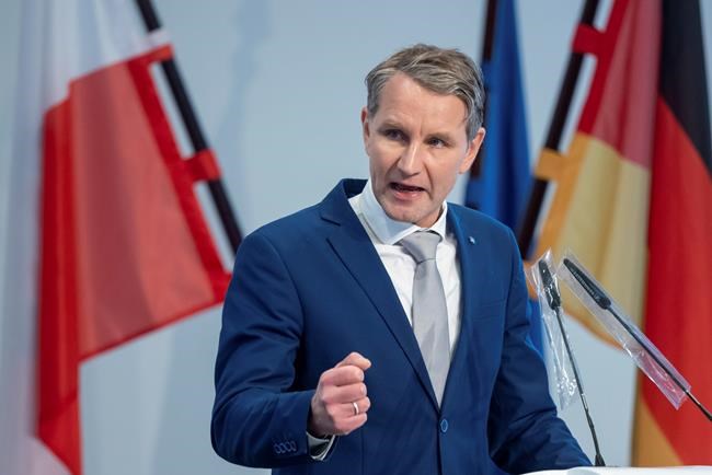 Prominent figure in German far-right party charged over alleged Nazi slogan | iNFOnews.ca