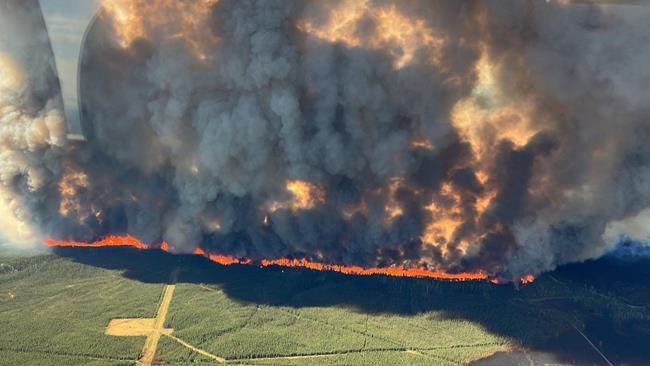 Northeast wildfire now the second largest in B.C.'s history: Wildfire Service | iNFOnews.ca