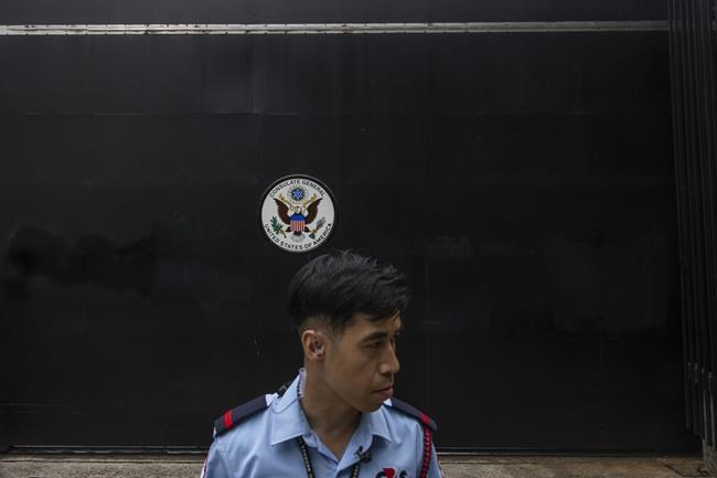 Chinese man arrested over graffiti at US Consulate in Hong Kong, police say | iNFOnews.ca Chinese man arrested over graffiti at US Consulate in Hong Kong, police say | iNFOnews.ca