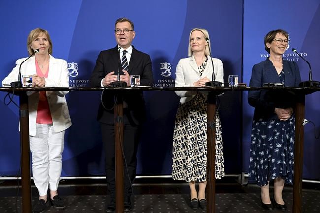 Finland's center-right leader announces four-party coalition including anti-immigrant party | iNFOnews.ca Finland's center-right leader announces four-party coalition including anti-immigrant party | iNFOnews.ca