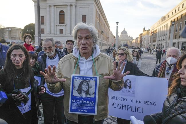 Vatican says new leads are worth pursuing in the disappearance of employee's daughter 40 years ago | iNFOnews.ca