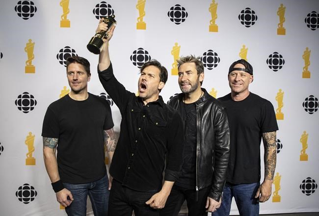 Canadian Music Hall of Fame officially welcomes Nickelback at plaque ceremony | iNFOnews.ca