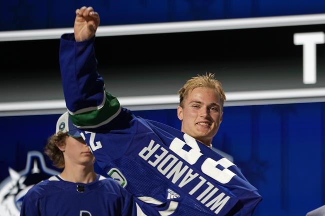 Canucks select Tom Willander 11th overall at NHL draft | iNFOnews.ca