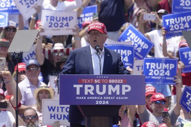 Trump's South Carolina rally attracted a massive crowd in heavily Republican area | iNFOnews.ca