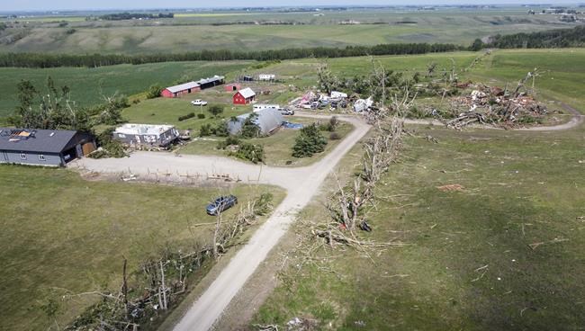 Woman whose home was destroyed by tornado estimates 100 people came to help clean up | iNFOnews.ca