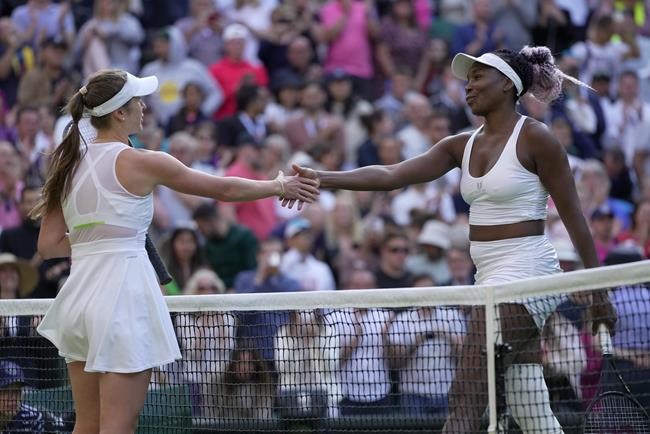 Venus Williams falls early in her first match at her 24th Wimbledon and loses to Elina Svitolina | iNFOnews.ca