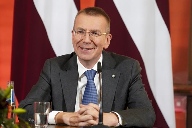 Latvia's foreign minister, an ardent backer of Ukraine, is sworn in as the new president | iNFOnews.ca Latvia's foreign minister, an ardent backer of Ukraine, is sworn in as the new president | iNFOnews.ca