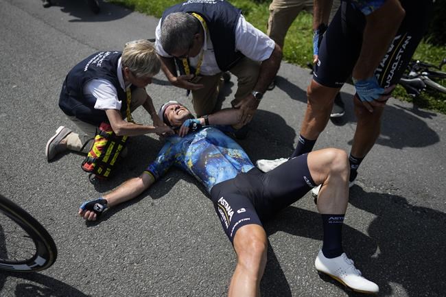 Cavendish crashes out of Tour de France in last attempt at outright record | iNFOnews.ca Cavendish crashes out of Tour de France in last attempt at outright record | iNFOnews.ca