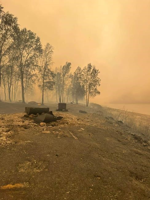 Cabins destroyed by wildfire near Tulita, N.W.T. | iNFOnews.ca