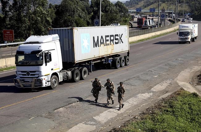 South Africa deploys army over burning of trucks, braces for unrest over ex-president's court case | iNFOnews.ca South Africa deploys army over burning of trucks, braces for unrest over ex-president's court case | iNFOnews.ca