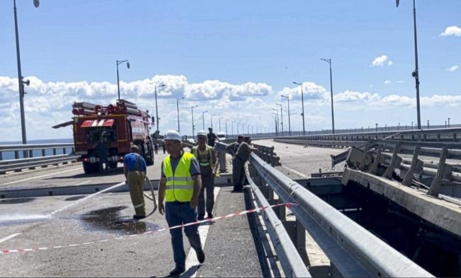 Ukrainian security service claims responsibility for October Crimea bridge blast | iNFOnews.ca