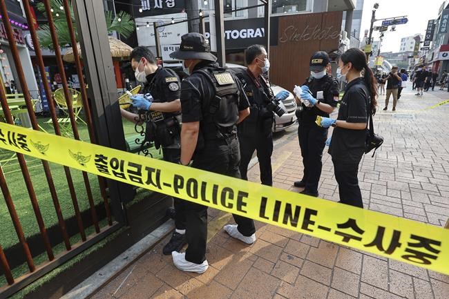 1 person killed, 3 others wounded in knife attack in South Korea's capital | iNFOnews.ca