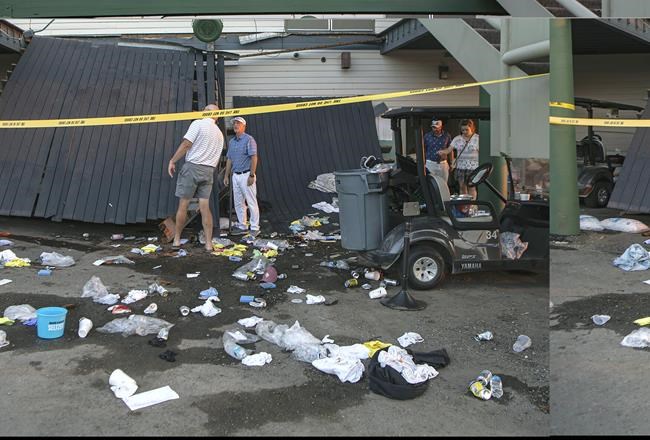 Deck collapse at Montana country club leaves more than 30 injured during popular golf tournament | iNFOnews.ca