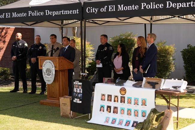 Charges filed against members of Southern California gang after killing of 2 police officers | iNFOnews.ca Charges filed against members of Southern California gang after killing of 2 police officers | iNFOnews.ca