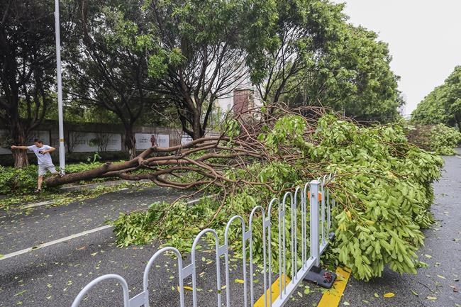Typhoon Doksuri is downgraded to tropical storm status as it leaves southern China | iNFOnews.ca