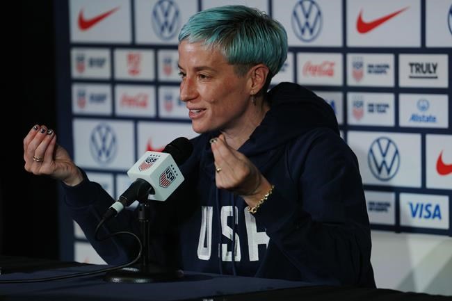 U.S. veteran Megan Rapinoe adjusts to new role at Women's World Cup while savoring final days in spotlight | iNFOnews.ca