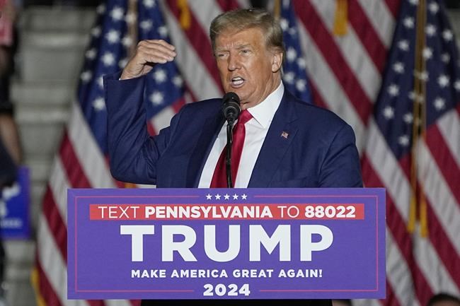 Facing legal peril, Trump calls on GOP to rally around him and focus on investigating Biden | iNFOnews.ca