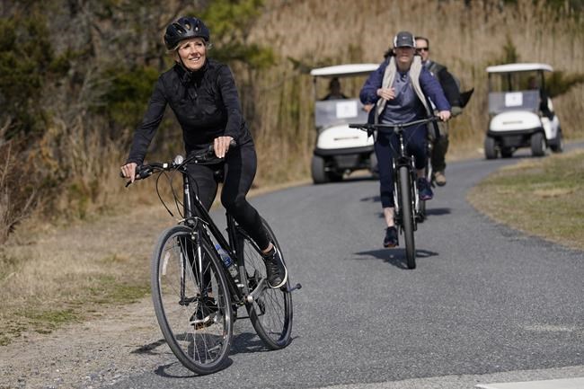 Jill Biden says exercise including spin classes and jogging helps her find 'inner strength' | iNFOnews.ca