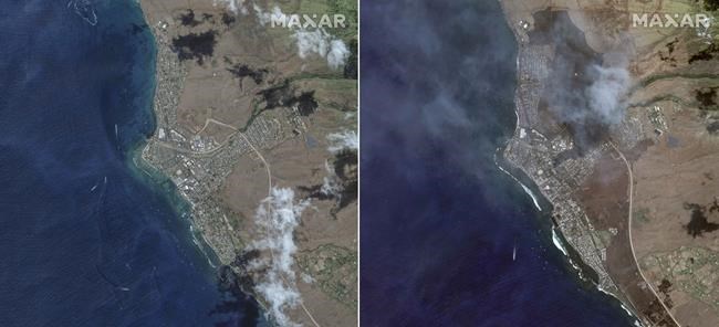 Before-and-after satellite images show Maui devastation in stark contrast | iNFOnews.ca