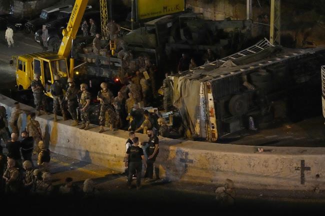 Bullets hit Lebanese defense minister's car as he was on the road near Beirut but no one was hurt | iNFOnews.ca