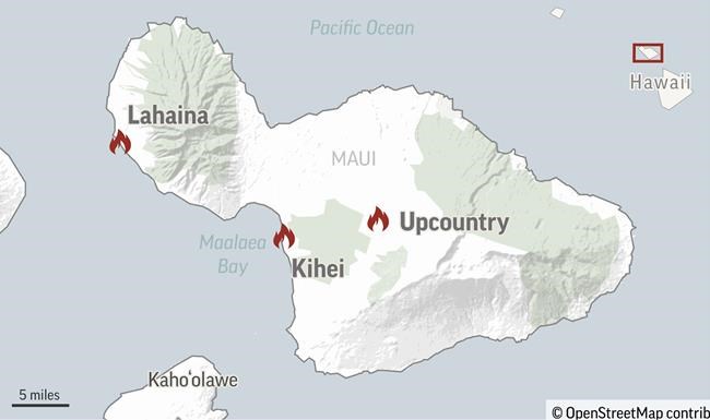 Wildfire devastates Hawaii's Lahaina, historic town and onetime capital of former kingdom | iNFOnews.ca