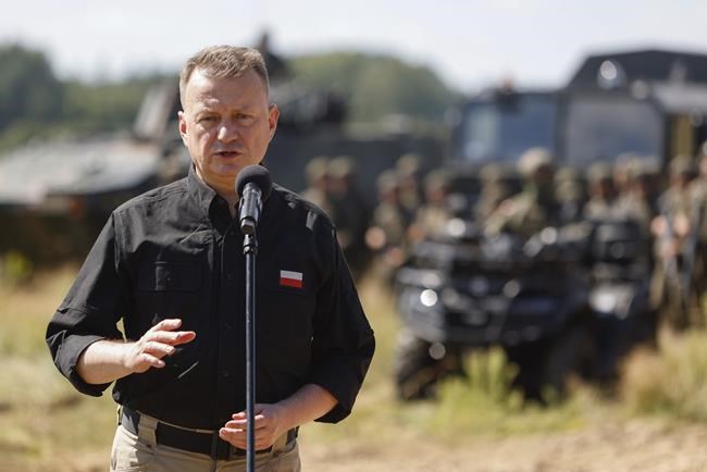 Polish minister says reinforcement at the border with Belarus is due to hostile rhetoric and actions | iNFOnews.ca