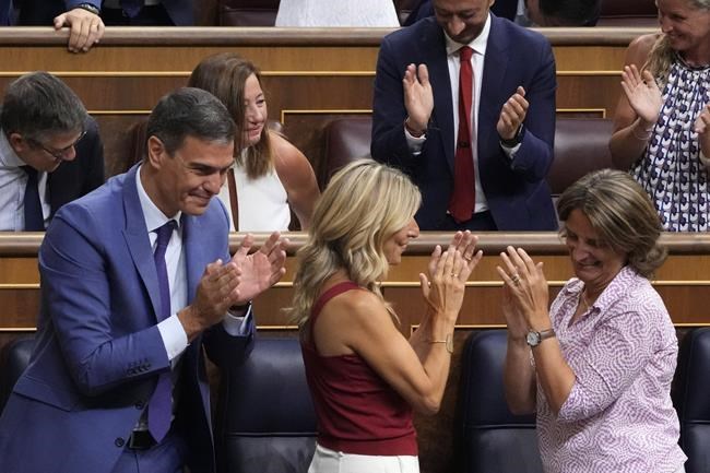 Socialist wins key Spanish parliament vote that could pave way for new center-left government | iNFOnews.ca
