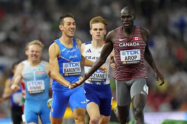 Canada's Marco Arop advances to men's 800m semifinal at World Athletics Championships | iNFOnews.ca