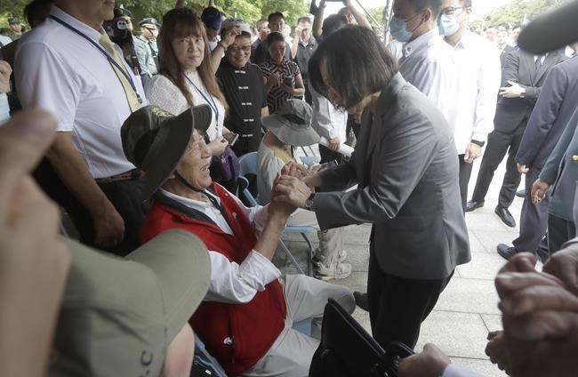 Tsai renews her pledge to strengthen Taiwan's self-defense during her visit to war memorial | iNFOnews.ca