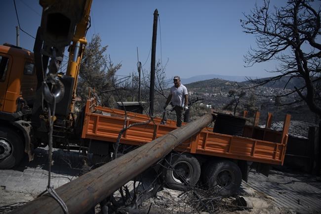 Greek authorities arrest 2 for arson while firefighters battle wildfires across the country | iNFOnews.ca