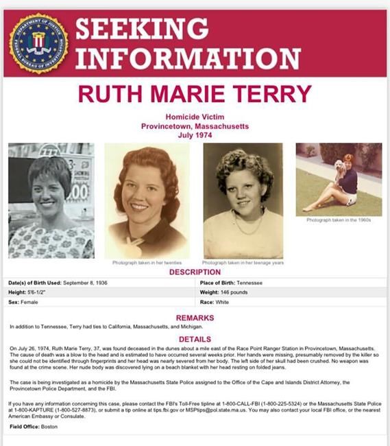 Authorities identify husband as killer in 'Lady of the Dunes' cold case | iNFOnews.ca