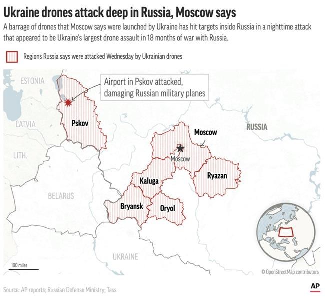 Zelenskyy says Ukraine has developed a long-range weapon, a day after a strike deep inside Russia | iNFOnews.ca