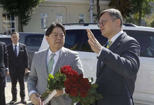 Japan foreign minister and business leaders meet Ukrainian leader and vow support for reconstruction | iNFOnews.ca